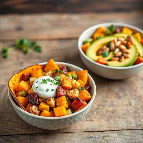 Healthy Sweet Potato Bowls - Low-Calorie & Easy Recipes